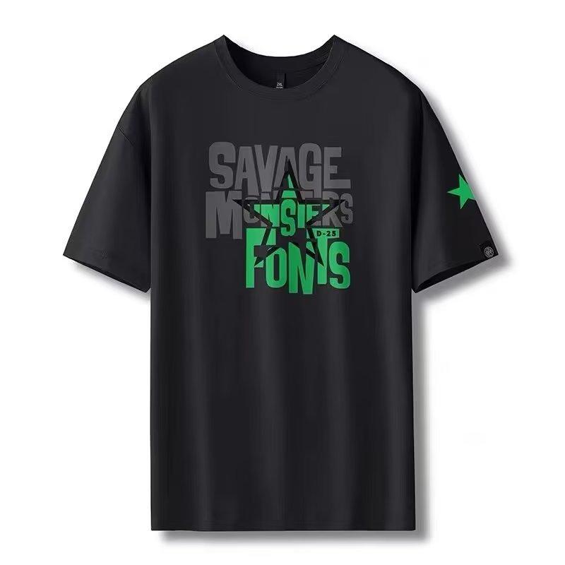 Футболка мужская большого размера с коротким рукавом — фото 6