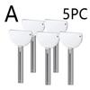 Portable Stainless Steel Toothpaste Squeezer & Hair Dye Dispenser Cleanser Squeezer, Bathroom Accessories, Half-Circle  Wringer