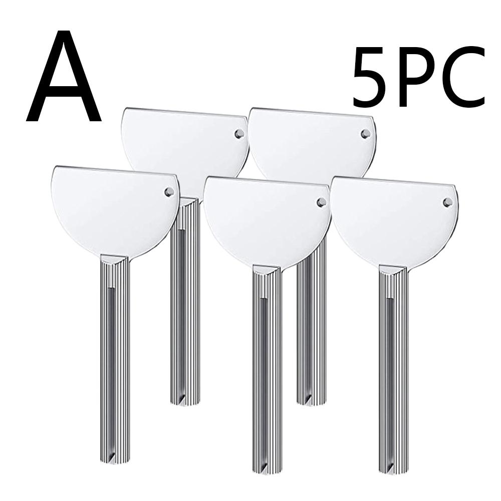 Portable Stainless Steel Toothpaste Squeezer & Hair Dye Dispenser Cleanser Squeezer, Bathroom Accessories, Half-Circle Wringer