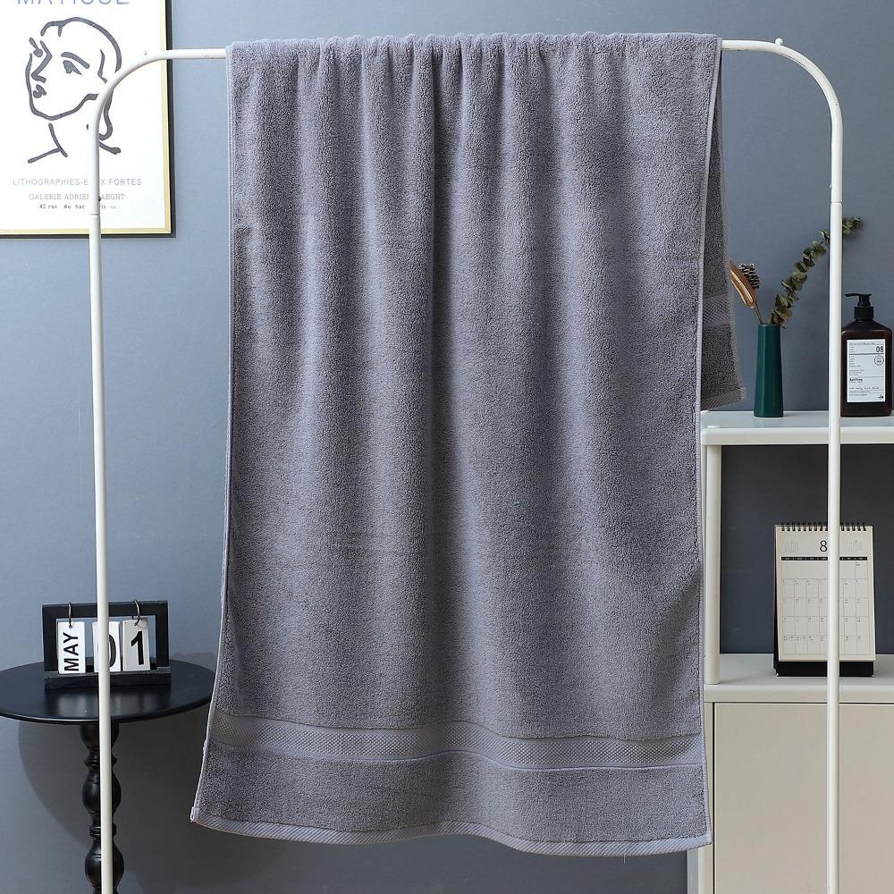 Spot large thickened cotton souvenir towel hotel men's sports face towel plain color broken gear water absorption