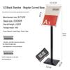 Black A3 Adjustable Acrylic Display Stand
