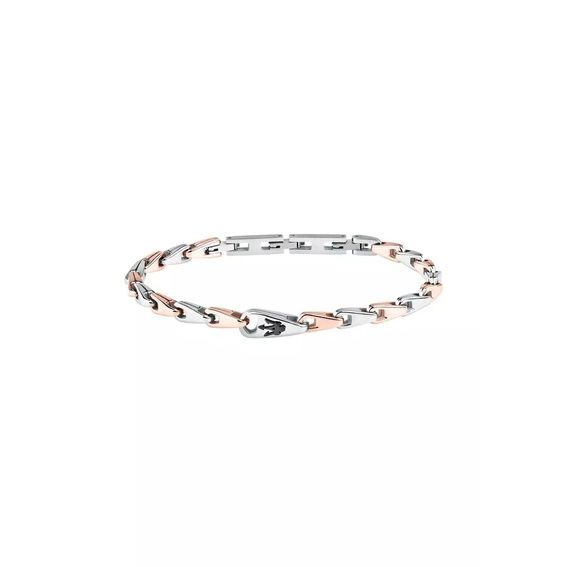 Maserati Jewels Rosegoldfarben Und Silberfarben Edelstahlarmband JM425AVD101 Für Herren