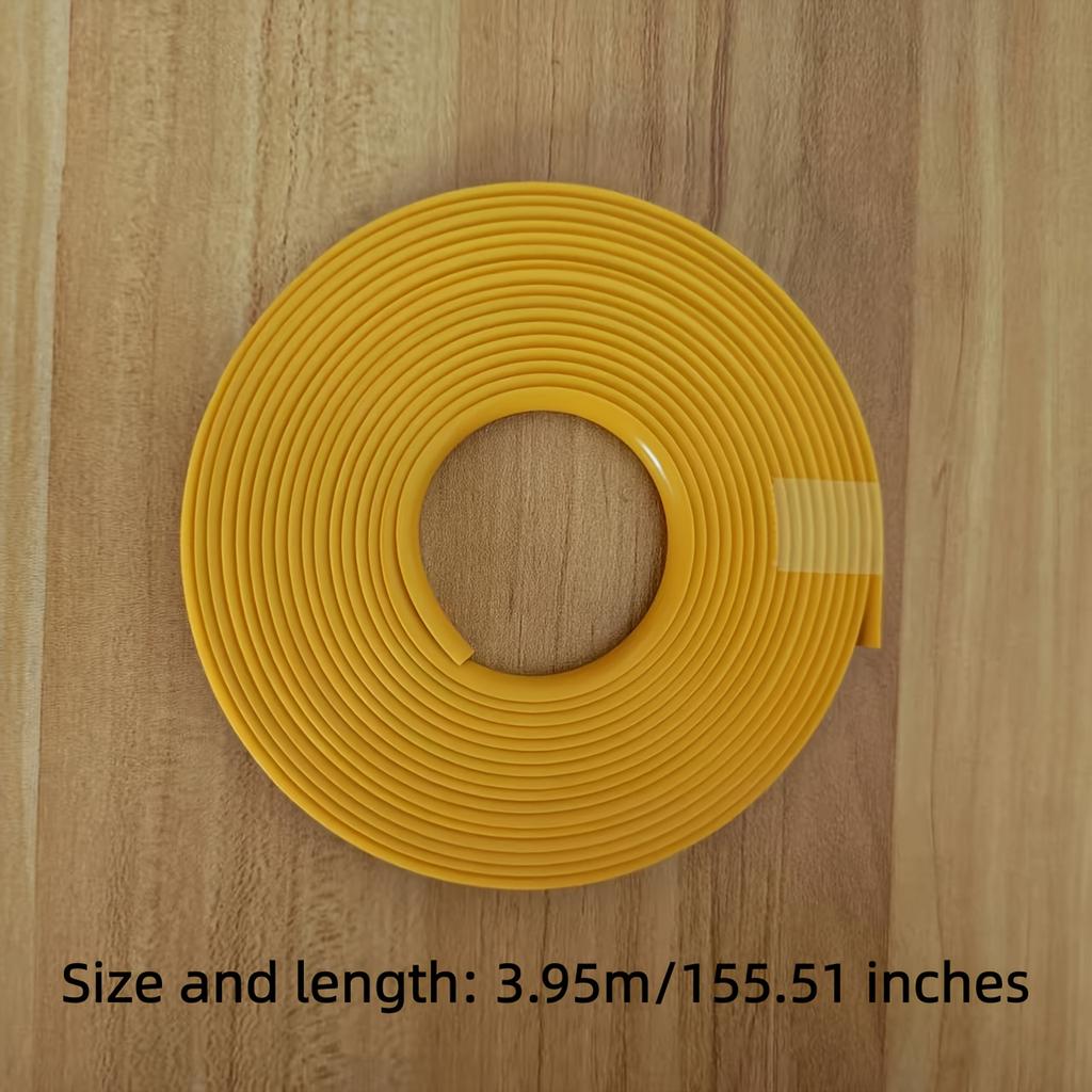 [Easy Design Tire Strip] Durable Rubber Wheel Rim Pad | 155.51 Inch General Motors Edge Protection Strip | Vehicle Tire Decorative Add-On for Car & RV