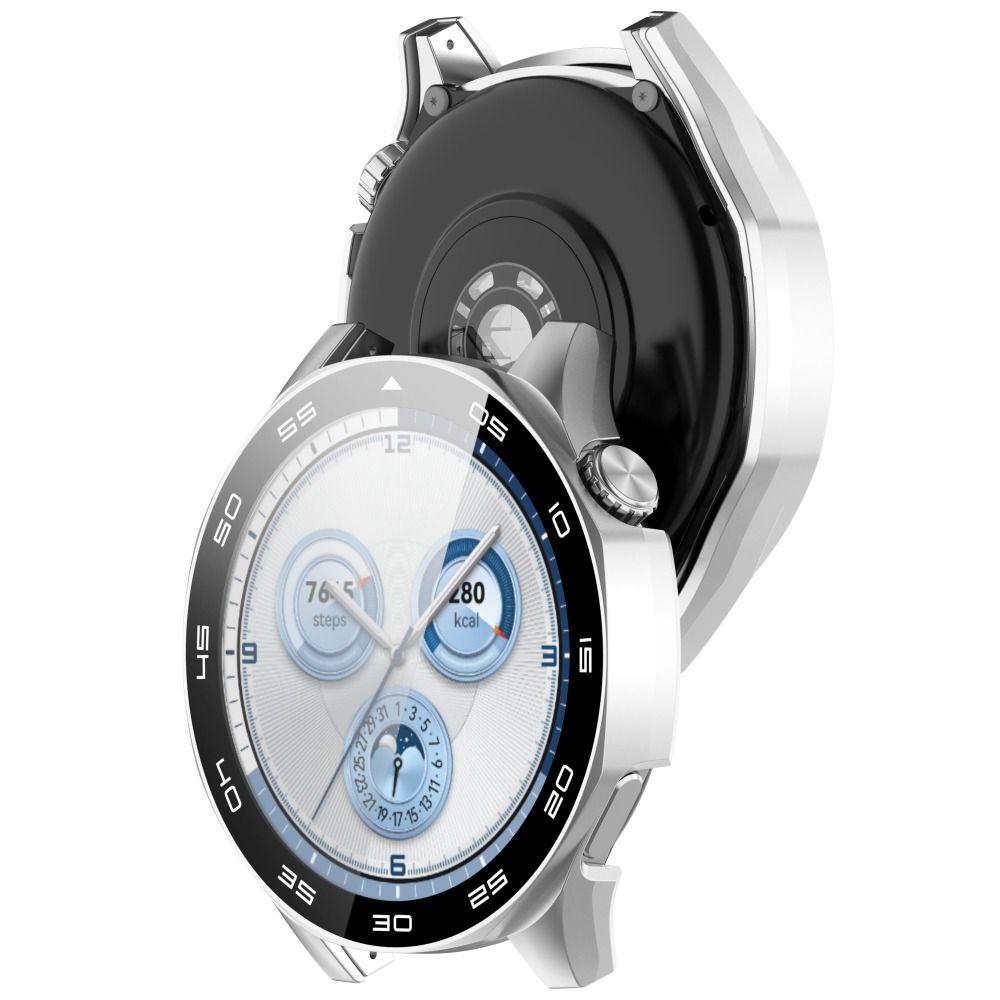 with Scale Screen Protector Tempered PC Cover Shell Protective Case for Huawei Watch GT 5 46MM