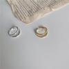Korean-Style Retro 3D Adjustable Ring for Women - Trendy Irregular Design, Internet Celebrity Favorite