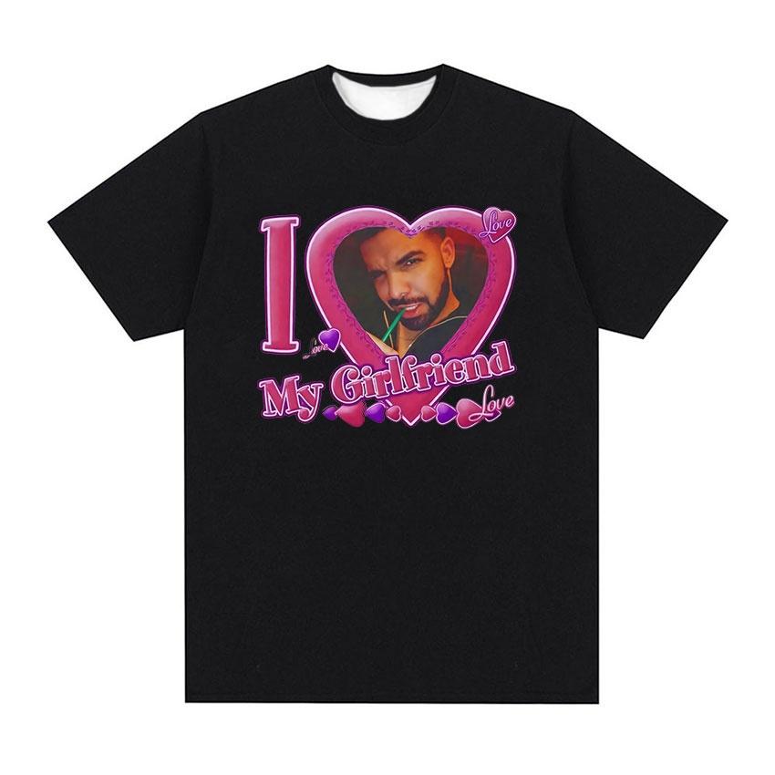 Rapper Drake Certified Lover Boy Album Print Graphic T Shirt Unisex Hip Hop Fashion T-shirt Men's Oversized T-shirts