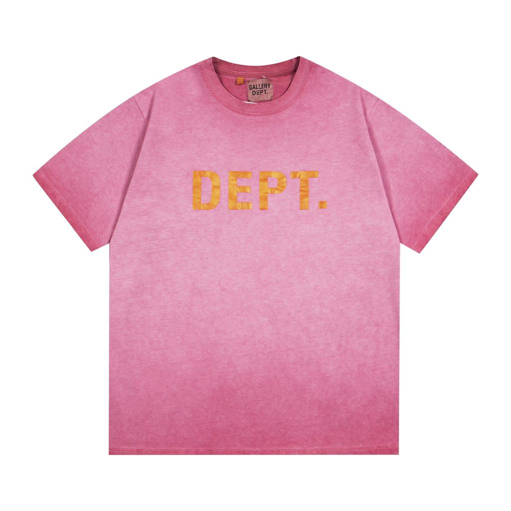 26SS Foreign Trade Gallery Dept T-Shirt Collection Gallery Casual Short Sleeve Men's and Women's Same Style Factory Spot Straight Hair
