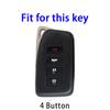 TPU Leather Car 4 button Key Case Cover Bag Holder For Lexus NX GS RX IS ES GX LX RC 200 250 350 LS 450H Protector Accessories