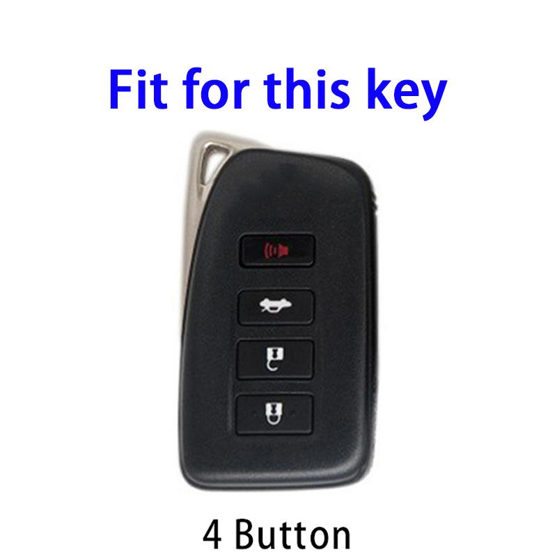 Piele TPU mașină cu 4 butoane husă husă suport pentru geanta pentru Lexus NX GS RX IS ES GX LX RC 200 250 350 LS 450H Accesorii de protecție