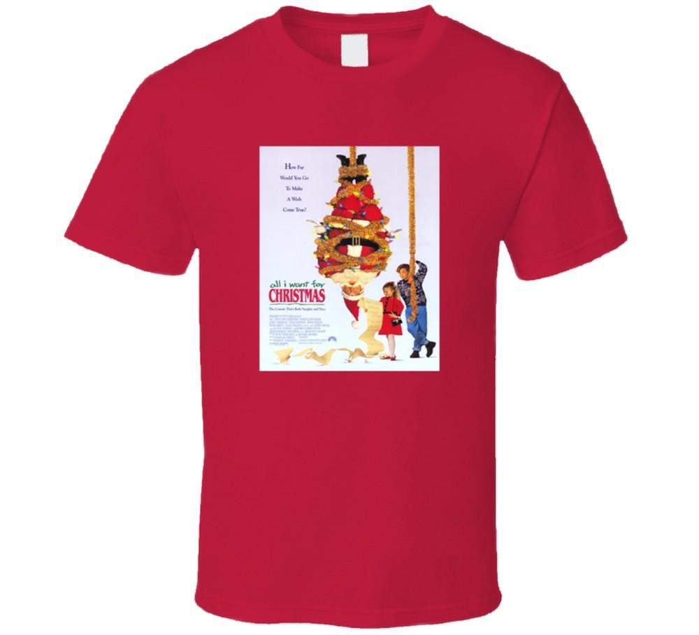 All I Want For Christmas Movie Tee Classic Holiday Movie T Shirt Unisex T-Shirt XXXXL