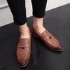 Men Shoes Leather Male Men's Men Oxfords Dress Shoes for Men Luxury Designer Loafers Platform Leather Man Shoes