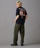 AVIREX TOP GUN SHEETING PATCH T-SHIRT men's L 120 navy 783-3934012