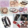 1box 50pcs 304 Stainless Steel Slide /Slider Beads For Leather Cord Bracelets Making Oval Golden 13x7x2.5mm Hole: 10.5x4.5mm