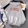 Women's Hooded Long Sleeve Oversized Sweatshirt Letter Print Casual Pullover Top