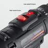 Zuoguan lithium electric drill: Dual-speed rechargeable pistol drill with multifunctional household screwdriver.
