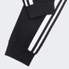 Adidas Logo Print Elastic Waist Tapered Joggers Women Bottoms Black HY2883