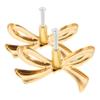 2 Pcs Brass Butterfly Bow Pull Dresser Knob Cabinet Door Handle Drawer Knob Wardrobe Handle Furniture Knob Kitchen Knob For