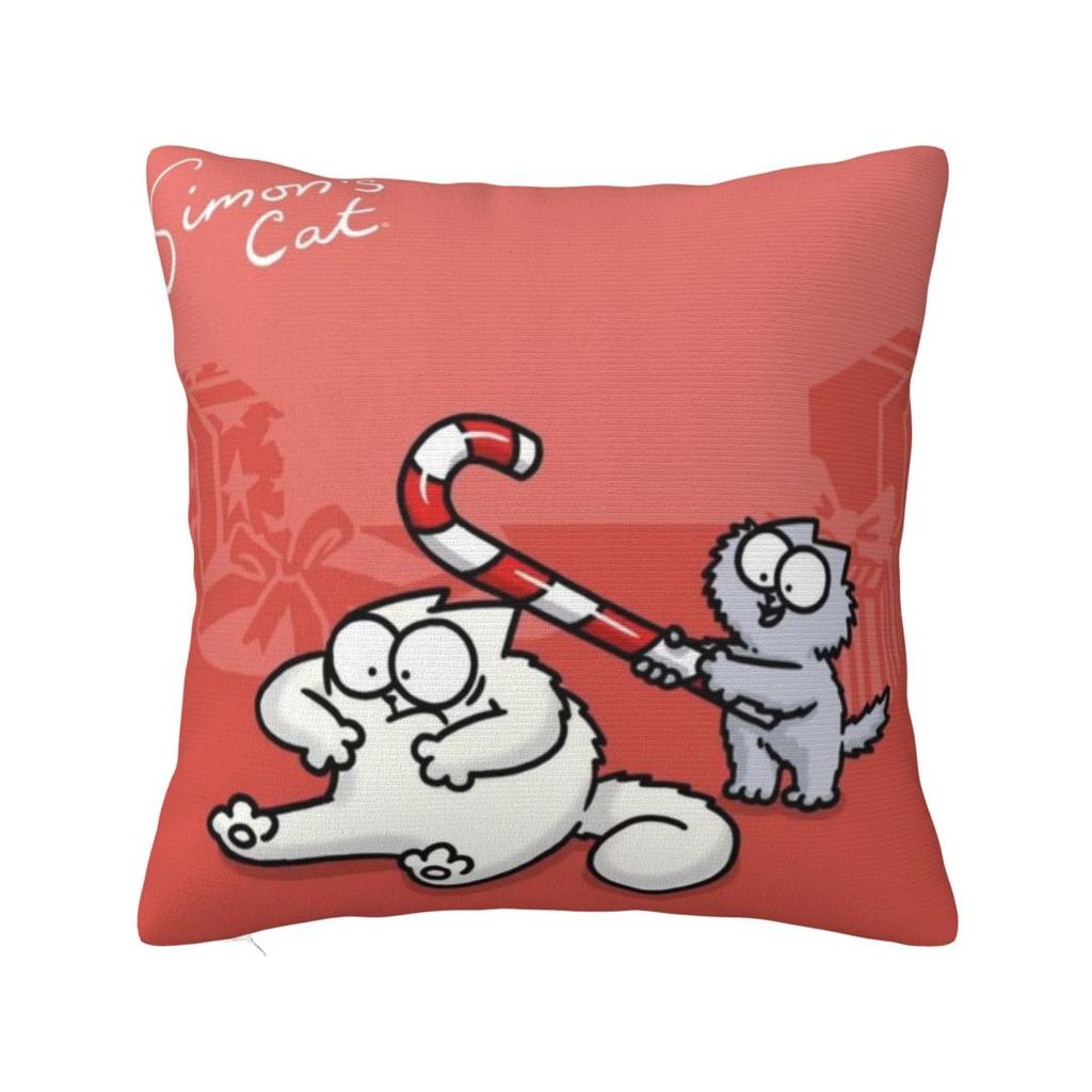 Home Decoration Simons Cartoon Cat Cats Pillowcases Stuff Pillow Covers Zippered Multi-Size