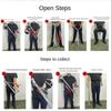 Crutch Chair Foldable Elderly Walking Stick Stool Portable Trekking Hiking Walking Stool Multifunctional Cane Stool