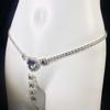Diamant Herz Strass Körperkette Höschen für Damen