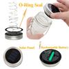 Solar Mason Jar Lights with 8 Handles 10 Led String Lights Fairy Solar Lights Lids Jar Decoration Garden Party Christmas Decor