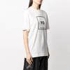 Y 3 T Shirts Unisex White Crew Neck Moderate Straight Fit GV6061