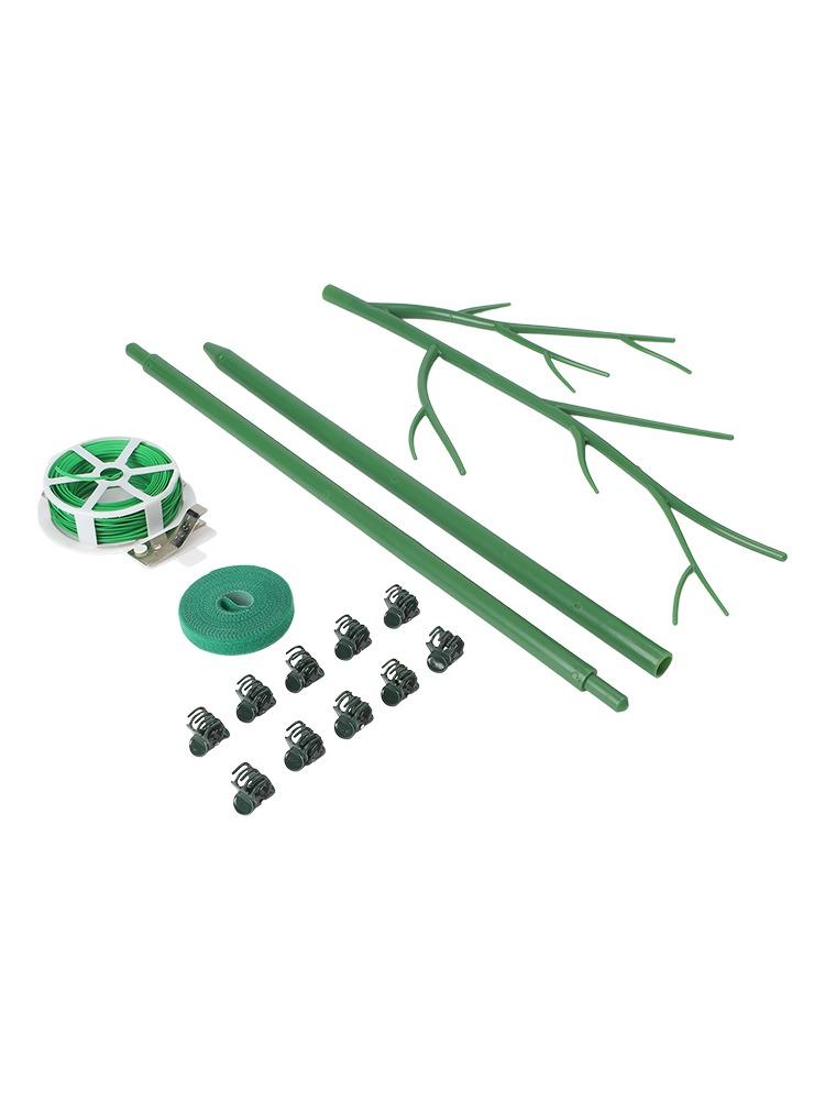 Detachable Plant Supports Climbing Plant Stakes Home Garden Setup 10 Orchid Clips Included UV Resistant Plant Support Stakes