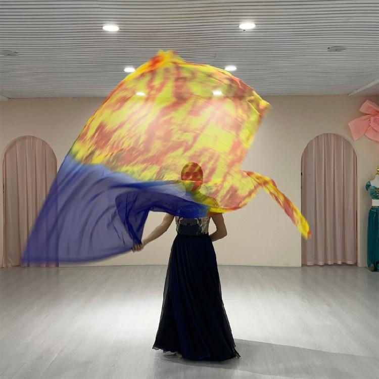Chiffon Anbetungsfahnen Prophetische Anbetungsfahnen Anbetung Lobpreis Tanzfahnen Anbetungsbanner Fahnen mit flexiblem Stab