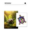 Fashionable personalized retro crystal rhinestone turtle brooch, alloy inlaid with diamonds, animal chest flower female brooch, turtle chest flower