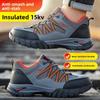 Anti Smashing Safety Shoes Waterproof Men's Work Shoes Lightweight Work Footwears Protection Steel Toe Shoes Anti-puncture