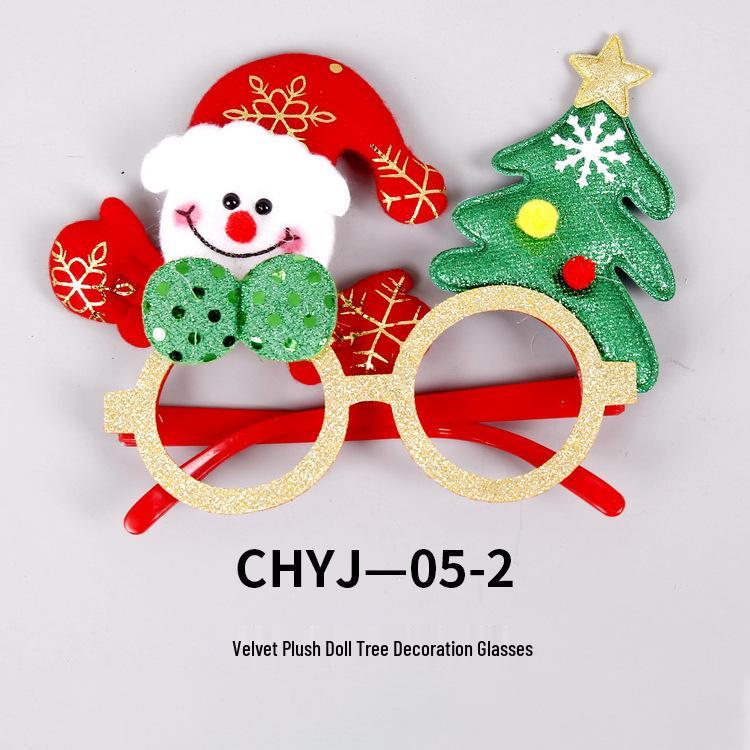 Festive Christmas Eyeglass Frames for Adults & Kids - Creative Holiday Party Accessories & Gifts