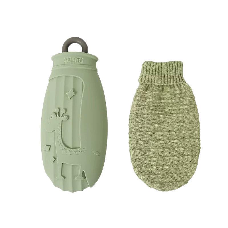 Cartoon Silicone Hot Water Bottle - Microwave Ready, Explosion-Proof, Cute Hand Warmer for Babies