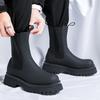 Chelsea Boots Men's British High Top Cigarette Boots Men's High Pass Locomotive Martin Boots 9883-Y