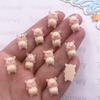 50 Stück Harz Kawaii Bunt Mini Kleines Schwein Flache Rückseite 2D Cartoon Nagelkunst Stein DIY Schmuck Notizbuch Bastel Dekoration Zubehör