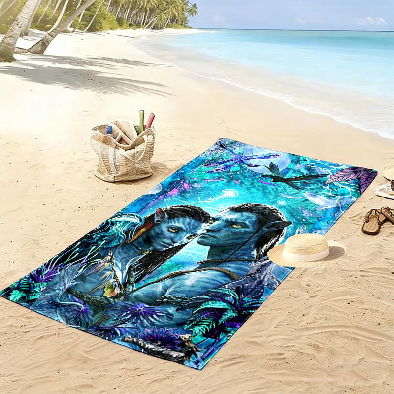 AVATAR Print Beach Towel, Large Soft Quick Dry Towel for Beach Camping Swimming