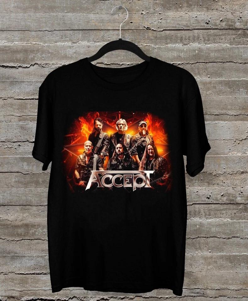 

NEW Accept Band Member Short Sleeve Black All Size Shirt OM22 M