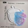 Versatile Silicone Storage Tray Mold Lovely Acorn Shaped Coaster Mould Epoxy Resin Mold for Home Decoration Making