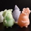 Fashionable Hedgehog Shaped Candlestick Sturdy Silicone Mould for Resin and Art Craft Supplies Home Decoration Mould