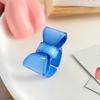 Simple Girls Casual Open Ring Jelly Color Fashion Jewelry Korean Style Ring Bow Ring Finger Ring