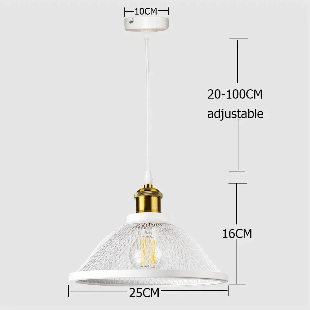 

Ретро-промышленный подвесной светильник для ресторана, столовой, бара, инженерная железная люстра, подвесной светильник для кровати, лампа для украшения дома Without Bulb