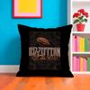 Band Rock L-Led Z-Zeppelins Cushion Cover Plush Fabric Soft Double-Sided Printed Sofa Warm Winter Home Gift Pillow Case