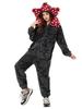 Stranger Things Man-Eating Plant Hooded Cosplay Pajamas for Men - Coral Fleece Plush Halloween Costume