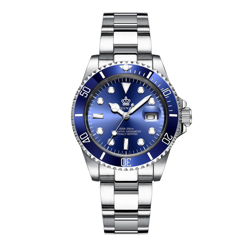 მამაკაცის მწვანე Submariner Date უჟანგავი ფოლადის საათი – მაღალი კლასის მინიმალისტური, წყალგაუმტარი, მბრუნავი ბეზელი, სტუდენტური სპორტული დიზაინი