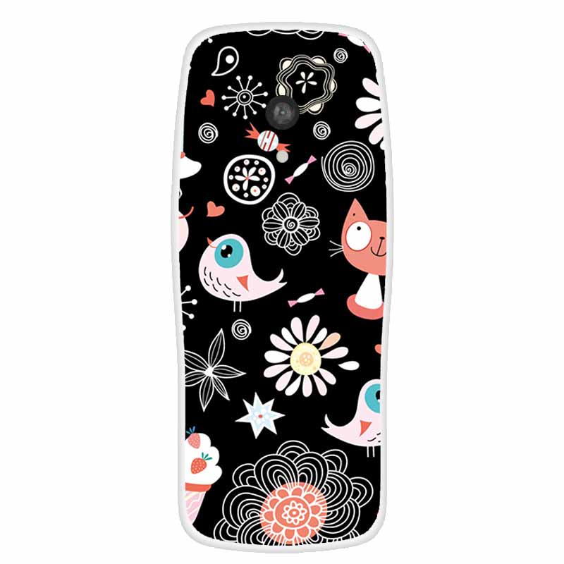 For Nokia 3210 4G 2024 2.4"Cases Clear TPU Soft Silicone Phone Cover for Nokia 3210 TA-1618 Protective Back Shells Cartoon Print