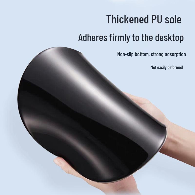 Minimalist Inspirational Wrist Support Mouse Pad with Non-Slip Silicone and Custom Image.