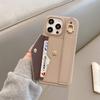 Für iPhone 14 Pro Max Hülle mit Kartenfach Handschlaufe Ständer PU-Leder+PET Handyhülle