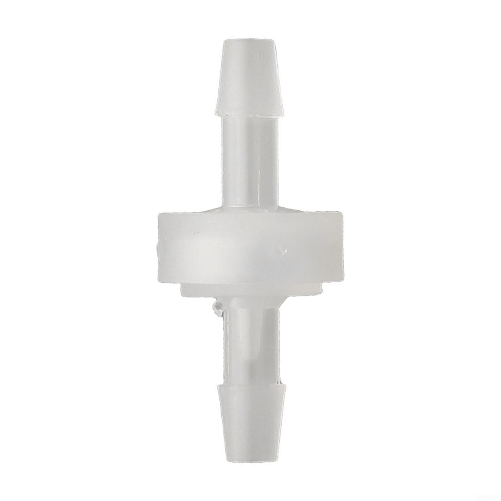 3-12mm Plastic One-WayValve Check Non-Return Valve Oil Gas Water  White Valve