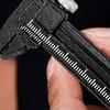 Vernier Caliper Ruler Rust-Resistant Pocket Caliper Metal Measuring Tool with Millimeter Graduations