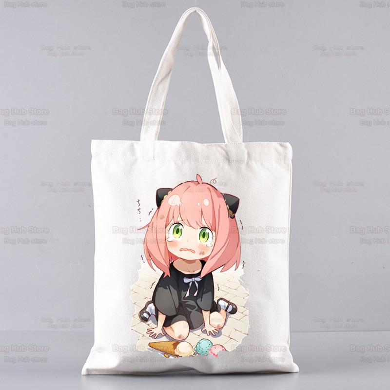 Spy X Family Harajuku Canvas Tote Bag