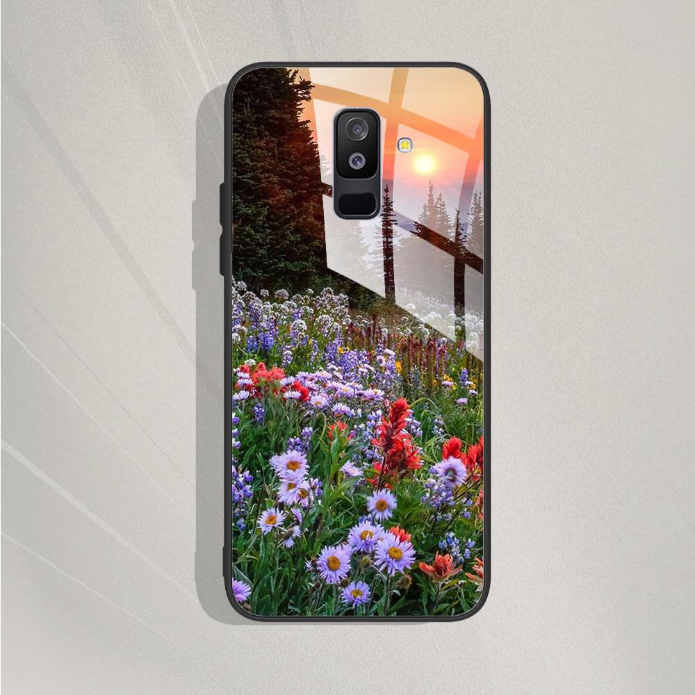 A6 Plus Hülle Für Samsung Galaxy A6 2018 Handyhülle A600F SM-A600F Gehärtetes Glas Hülle Für Samsung A6 Plus 2018 A6+ A605F Abdeckung